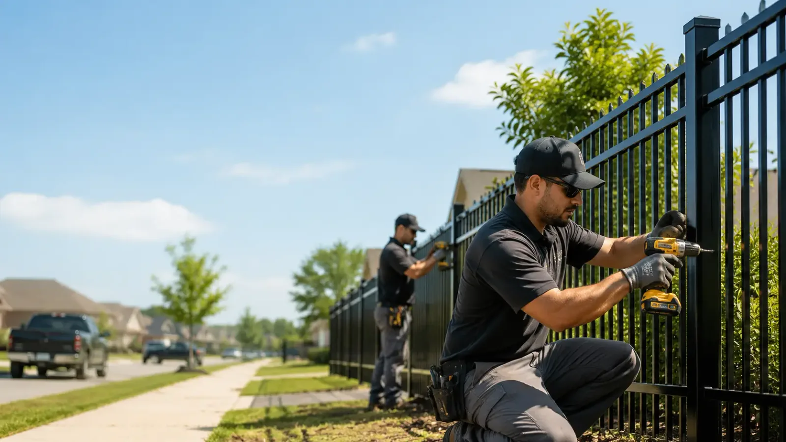 Metal Fence Installation in East Rochester, NY
